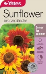 SUNFLOWER BRONZE SHADES SEED PACKET