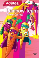 RAINBOW POWER CARROTS KIDS SEED PACKET