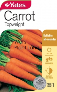 CARROT TOPWEIGHT SEED PACKET