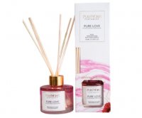 PURE LOVE ROSE REED DIFFUSER WITH ROSE QUARTZ CRYSTAL ENERGY