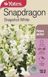 SNAPDRAGON SNAPSHOT WHITE NZ SEED PACKET