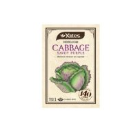 HEIRLOOM CABBAGE SAVOY PURPLE SEED PACKET